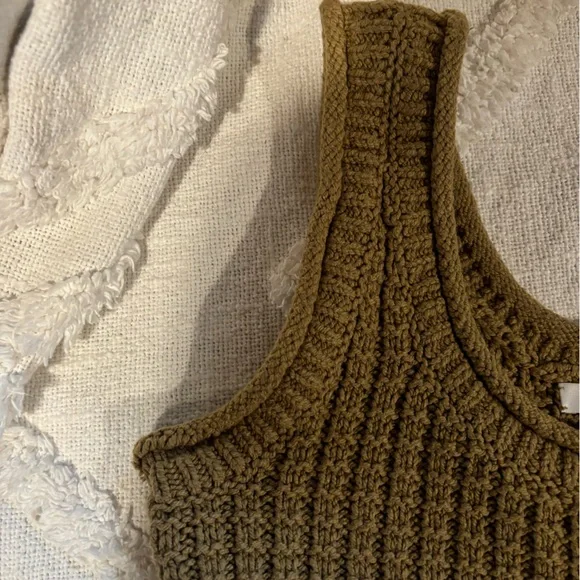 Madewell XXS Textured-Stitch Sweater Tank - Picture 4 of 6